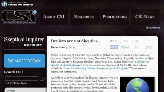 Climate Change Alarmists Bully Media to Call Skeptics ‘Deniers,’ WaPo Agrees