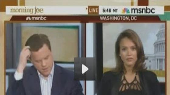 MSNBC Gushes Over Jessica Alba: 'Our Children Are the Experiments' of 'Unregulated' Chemical Companies