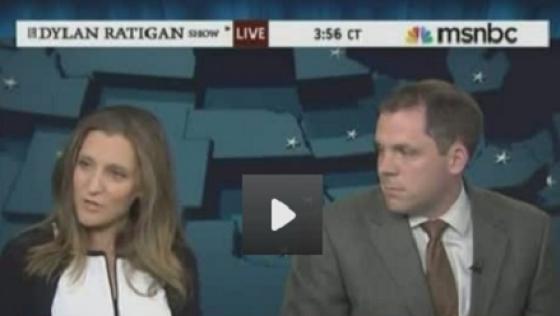 Chrystia Freeland Blown Away by Weiner's 'Classy Touch'